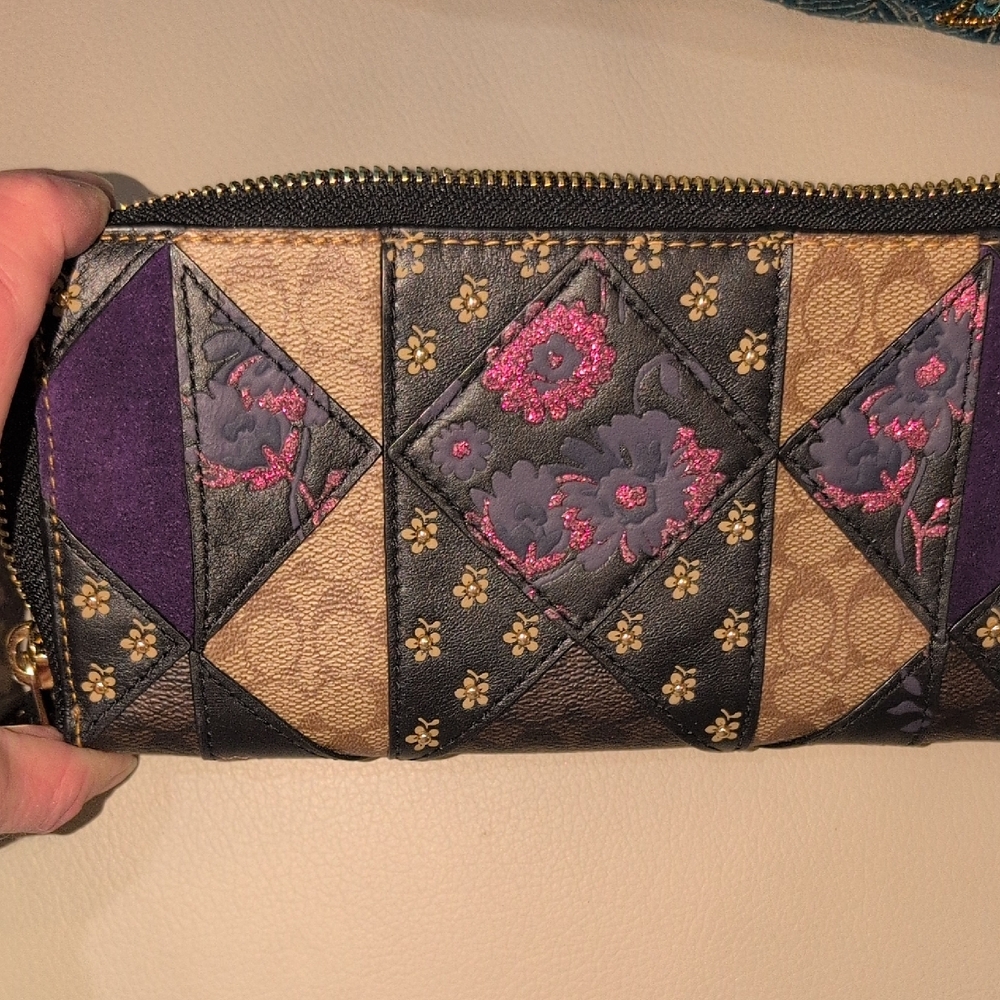 Coach Limited Edition Patchwork Long Wallet - Picture 5 of 15